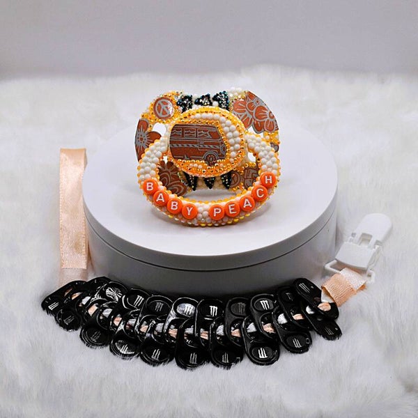 Peach Monster Adult Pacifier