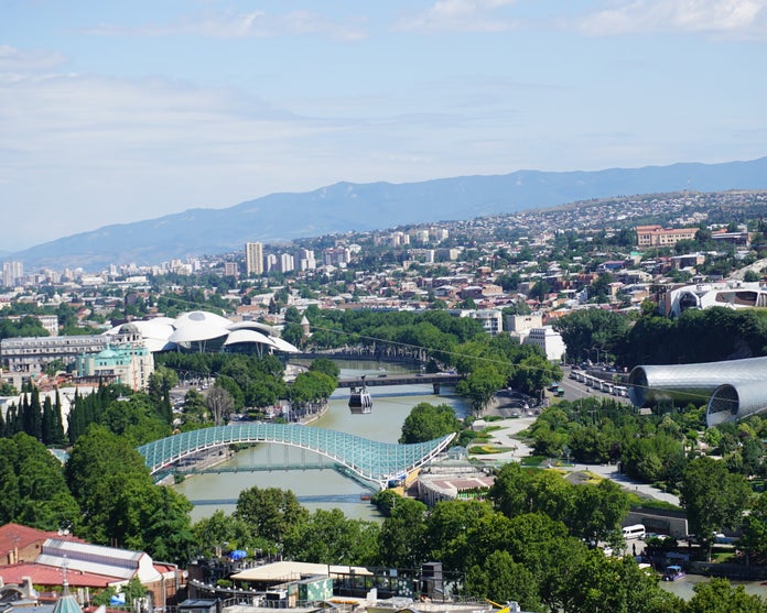 Tbilisi from above