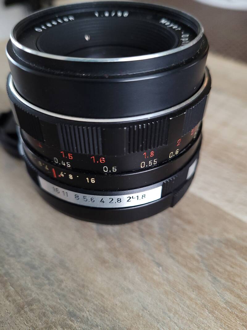 f1.8 Gorlitz Meyer 50mm Optik Oreston レンズ(単焦点)