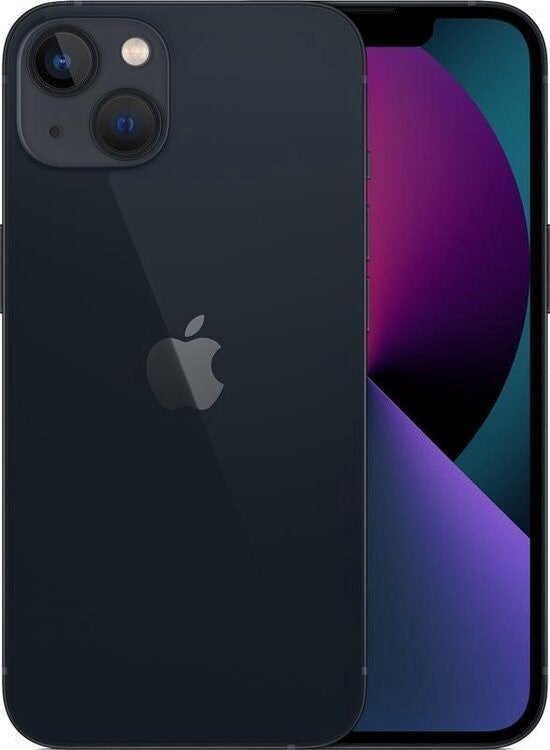 Refurbished iPhone 13 - zwart - 6 maanden garantie - 256GB