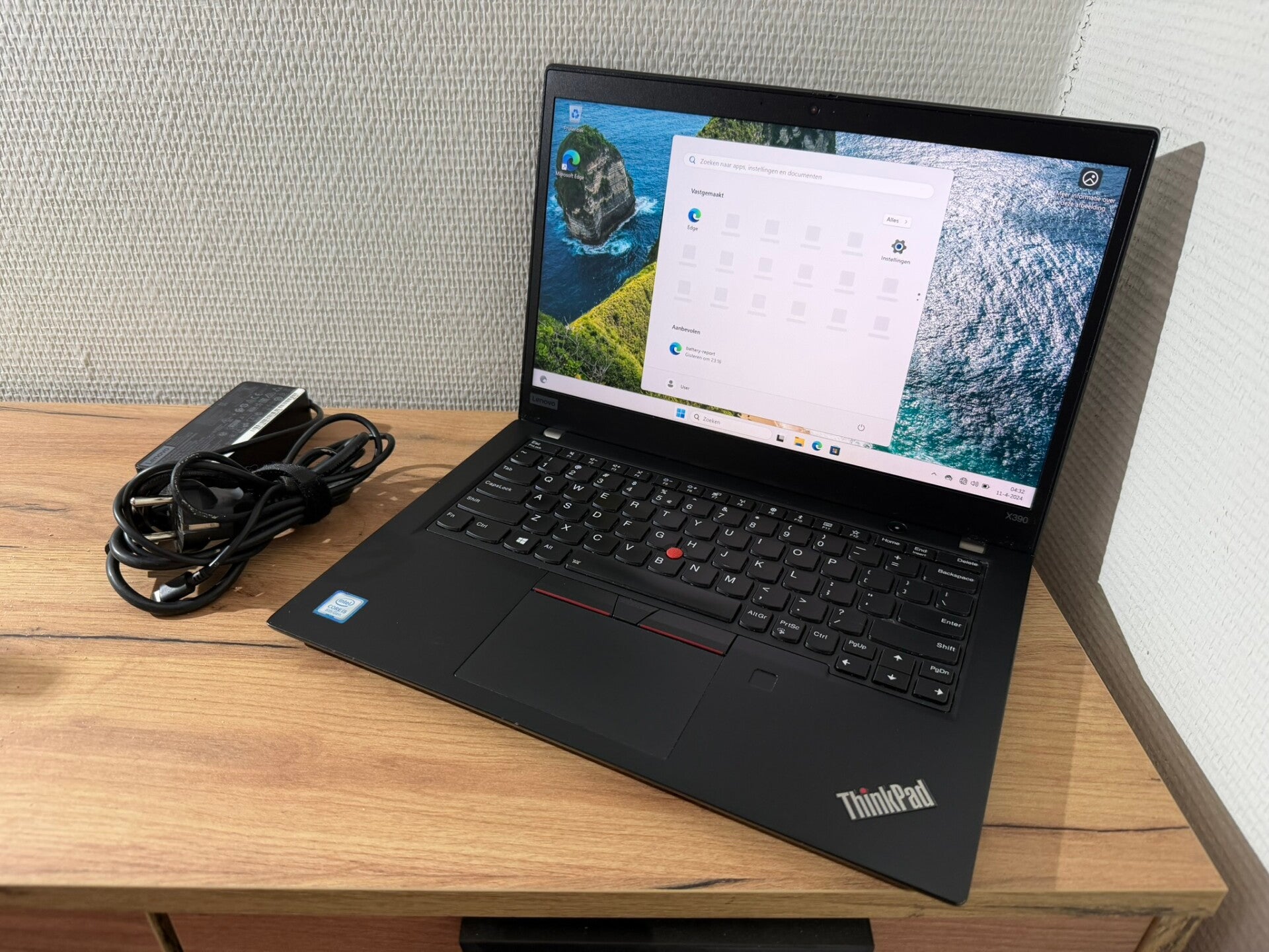 Lenovo ThinkPad X390 - 256GB - 8GB - i5 - 13,3 inch touchscreen - A Grade