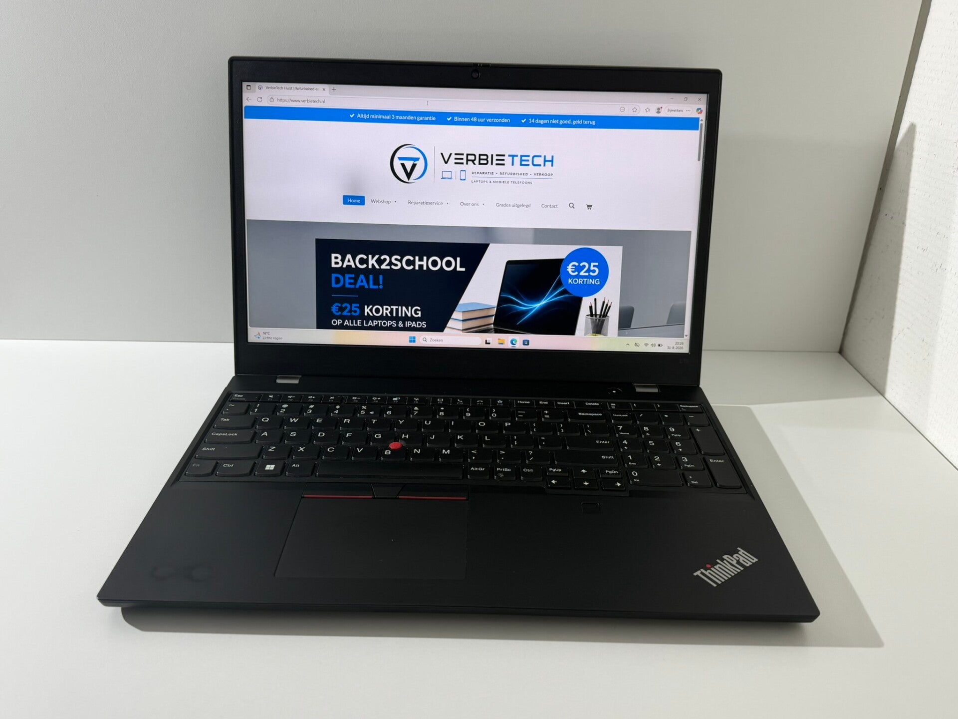 Refurbished Lenovo ThinkPad L15 Gen 2 - AMD Ryzen 3 PRO - 256GB - 8GB - B Grade (Black spot)