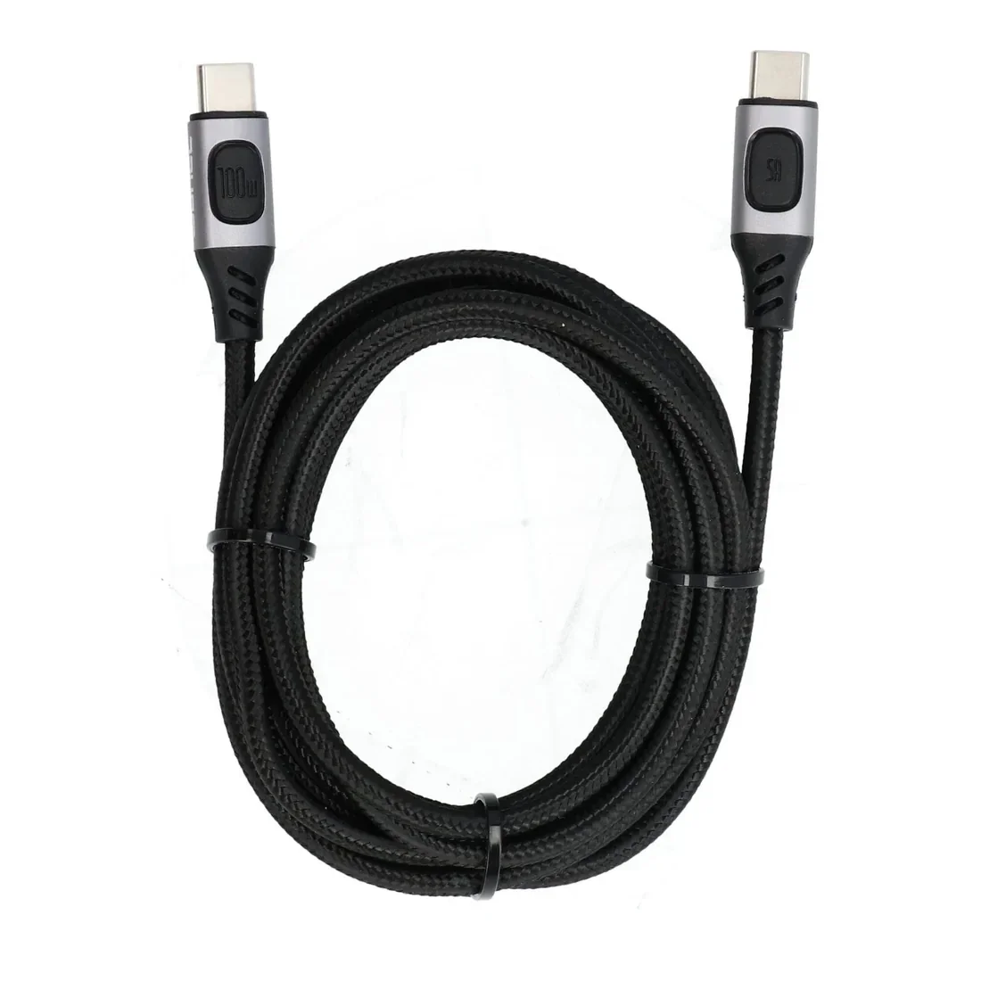 USB-C naar USB-C laad- en datakabel 2m nylon (100W)