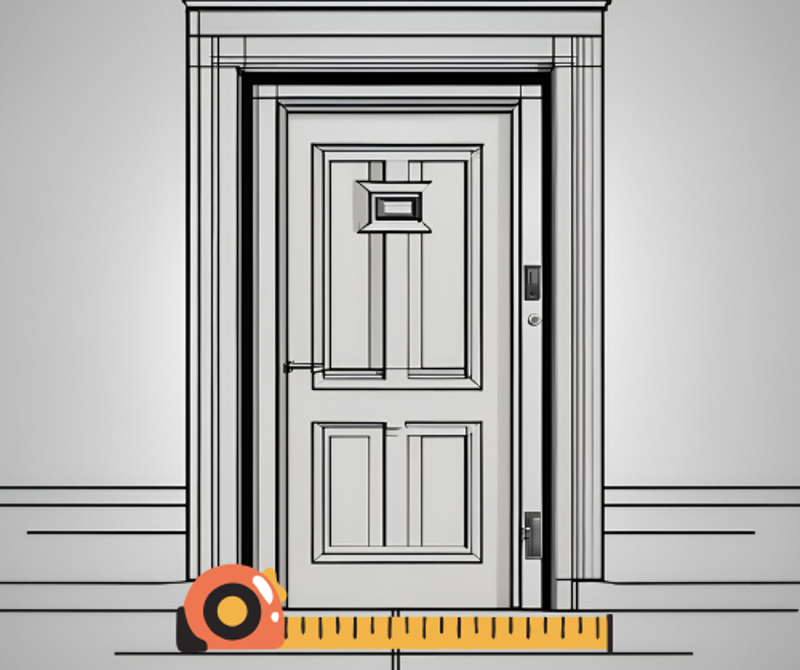 We take precise measurements of your existing door or door frame to ensure a seamless finish