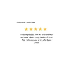 David Slater from Wombwell left 5-star feedback praising the detail, care, and affordable price of double glazing installation by Lord-Sykes Property Service