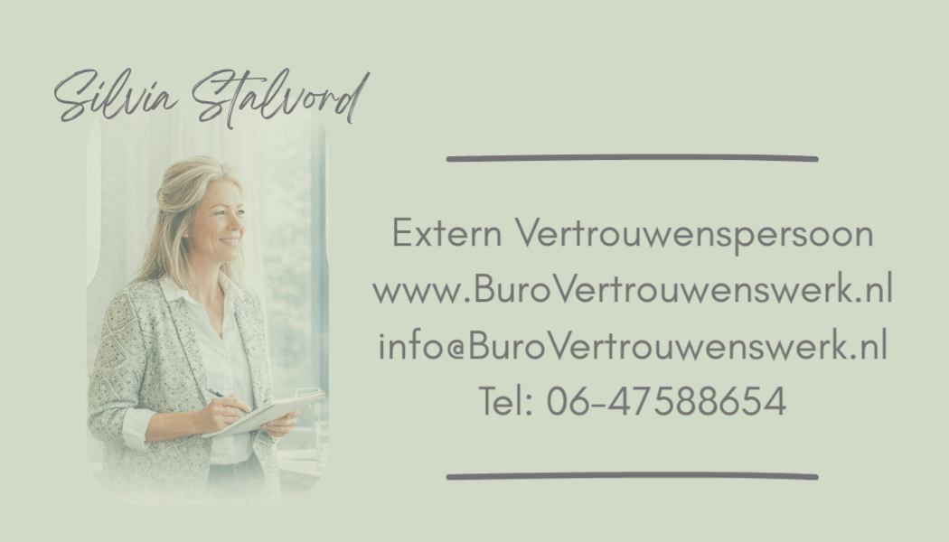 Logo en contactgegevens Buro Vertrouwenswerk