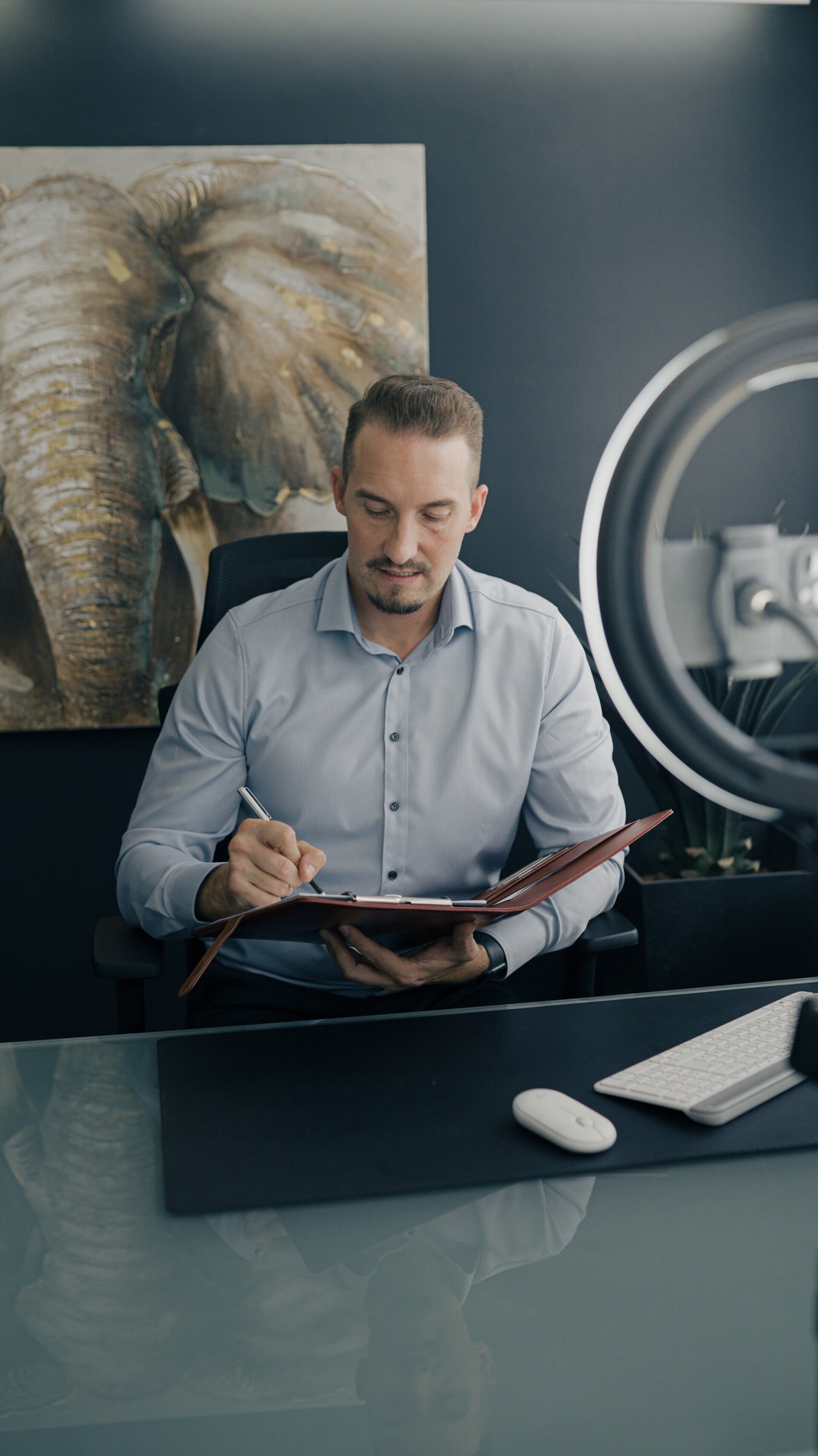 Eine Unterhaltung zwischen einem Mann und einer Frau