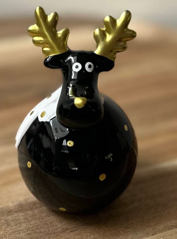 Kerstmis eland (zwart)