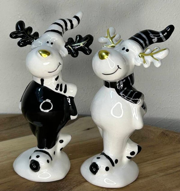 Kerstmis rendier (zwart)