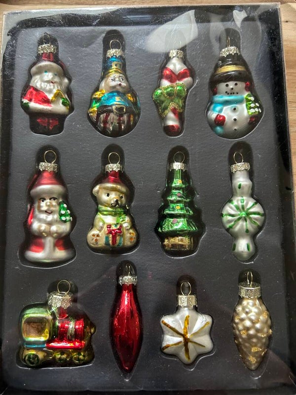 Retro kerstversiering