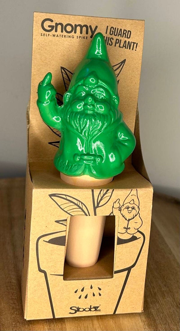 Zelfwaterende pin “f*ck you kabouter” (groen)