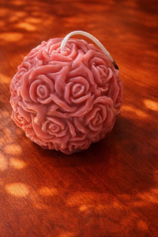 Rosenball kerze