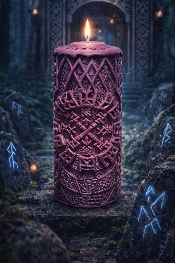 Nordische ritual kerze