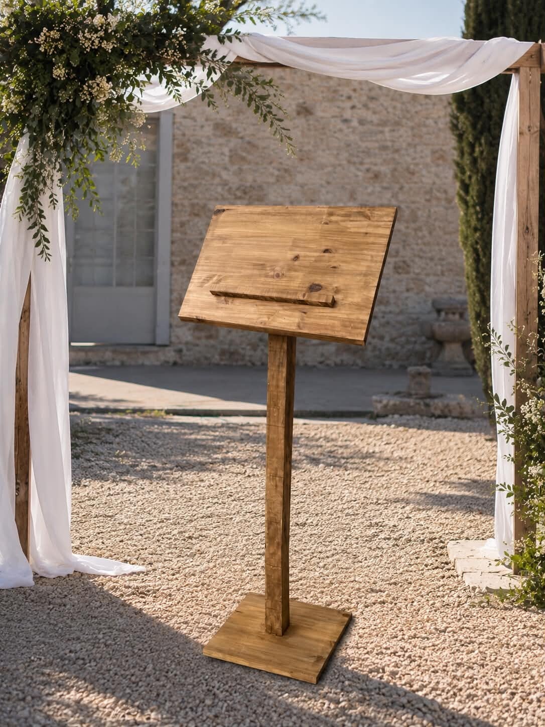 Pupitre en bois