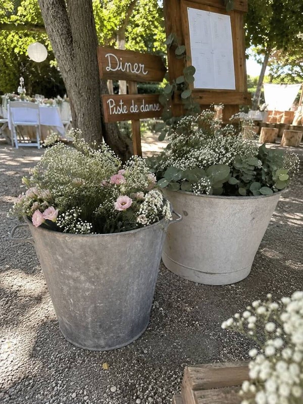 Bassine en zinc