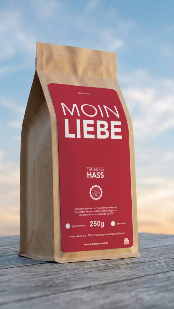 MOIN LIEBE- Café -Gemahlen- rot