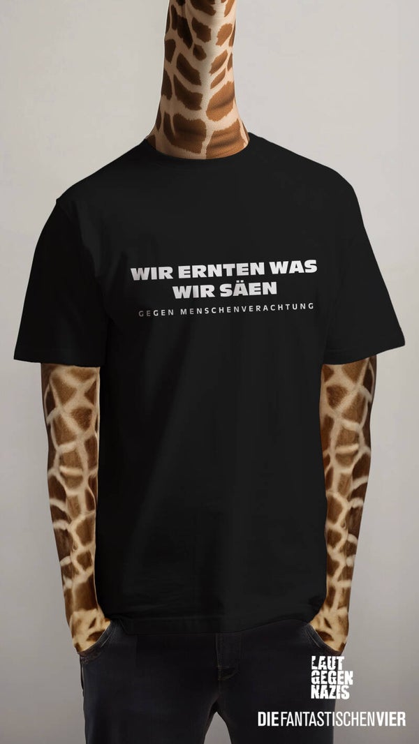 Das Statement-Supporter Shirt von -Die Fantastischen Vier- schwarz