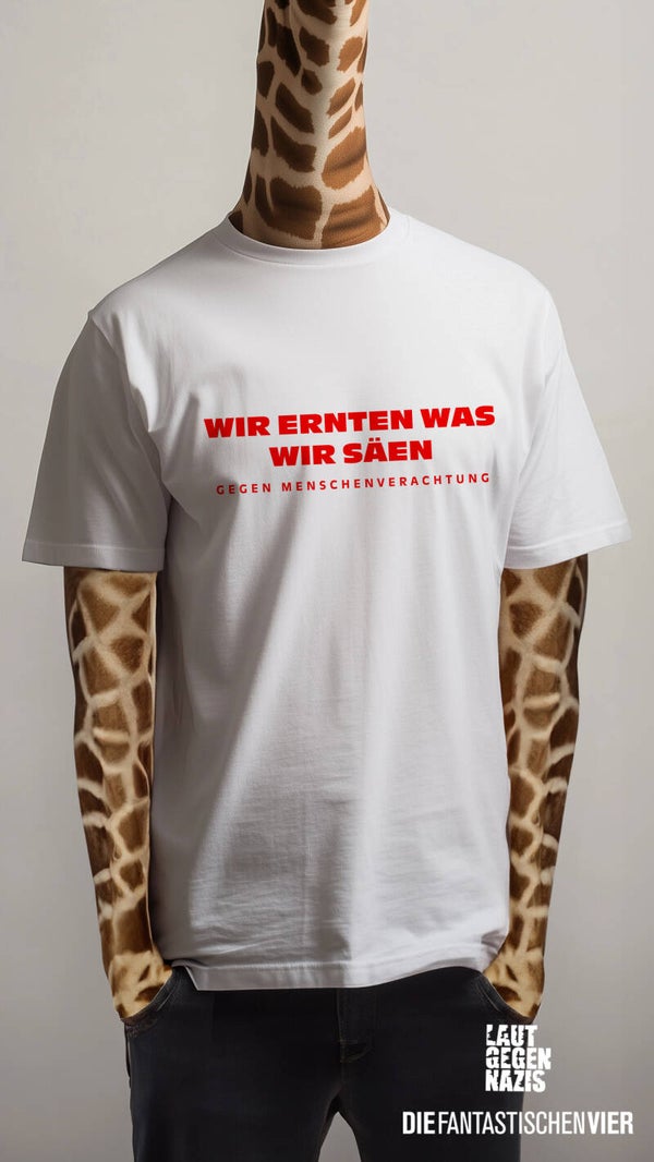 Das Statement-Supporter Shirt von -Die Fantastischen Vier- weiß