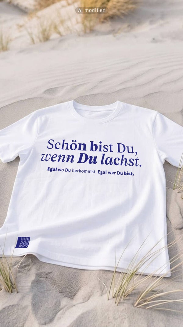XXL Schön bist Du - wenn Du lachst! sch Egal woher Du kommst, oder wer Du  bist!