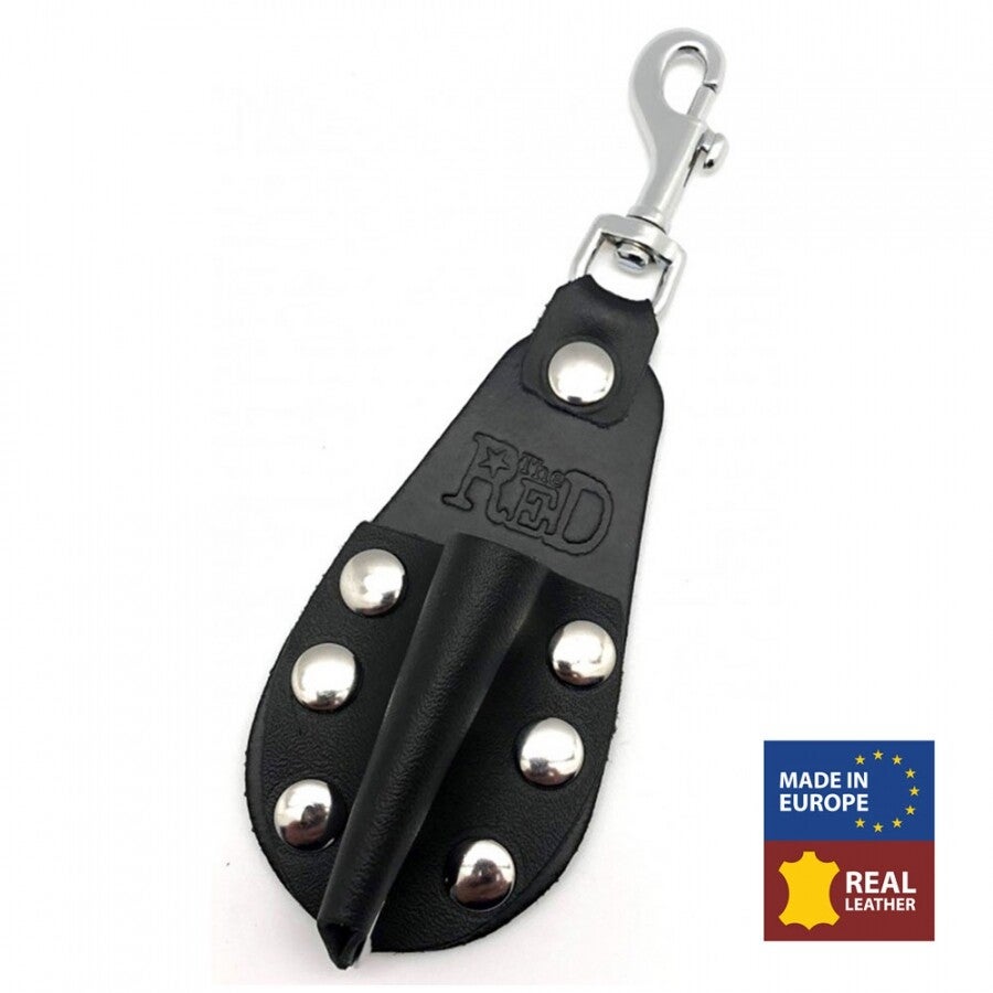 Porte poppers cuir 10ml