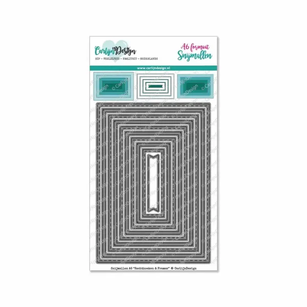 A6 Rechthoeken & Frames snijmallen CDSN-0037