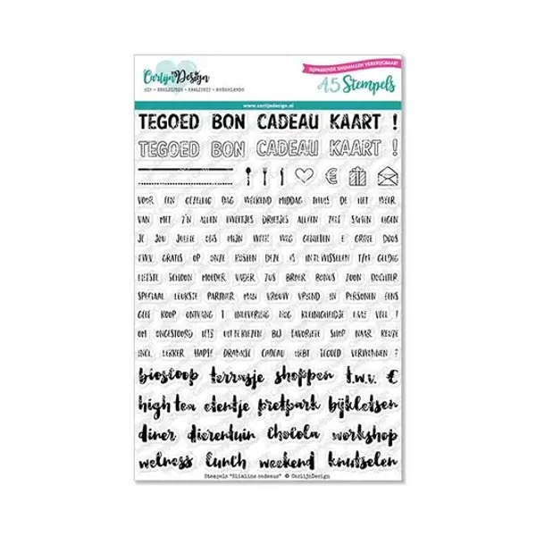 Cadeaubon stempels CDST-0077