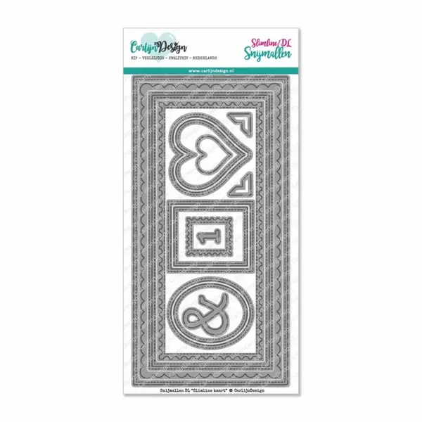 DL Slimline kaart snijmallen CDSN-0057