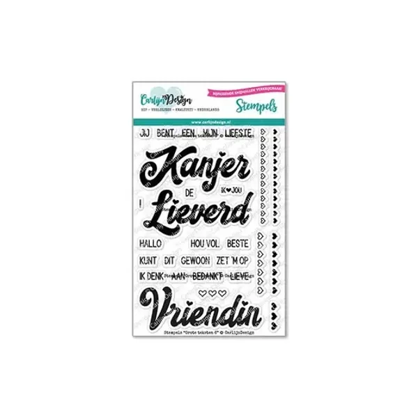 Grote teksten 6 stempels CDST-0094