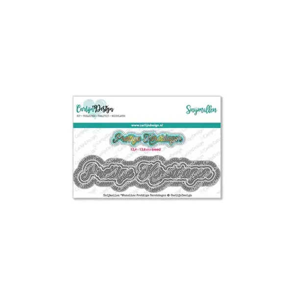 Monoline Prettige Kerstdagen snijmallen CDSN-0115