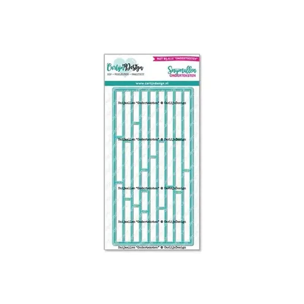 Onderteksten snijmallen CDSN-0216