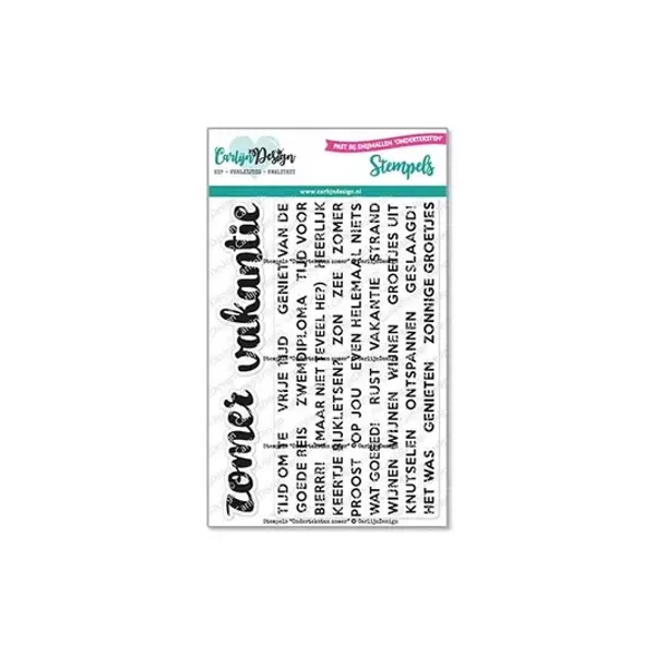 Onderteksten Zomer stempels CDST-0107