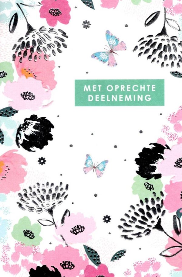 Met oprechte deelneming