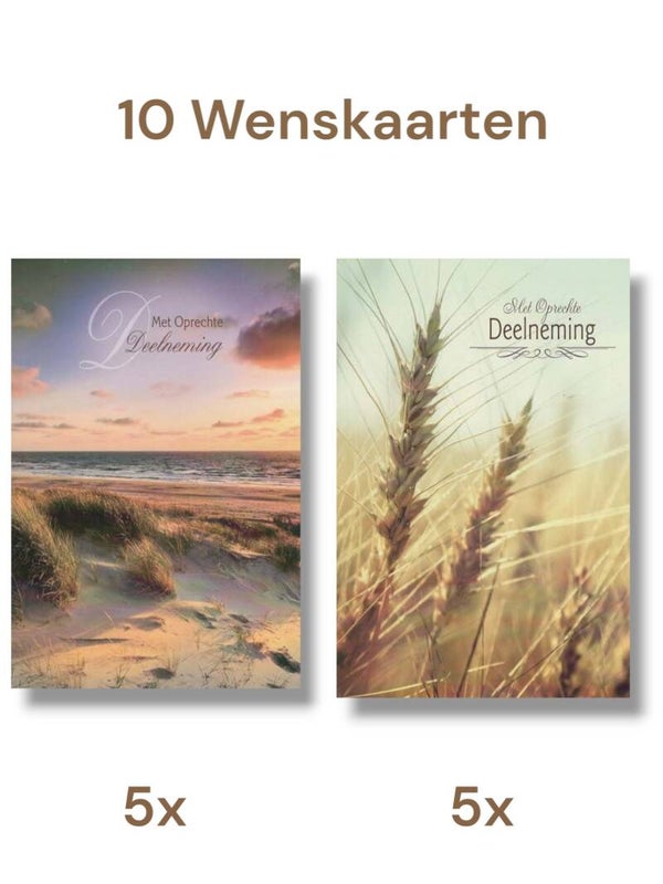 Met oprechte deelneming