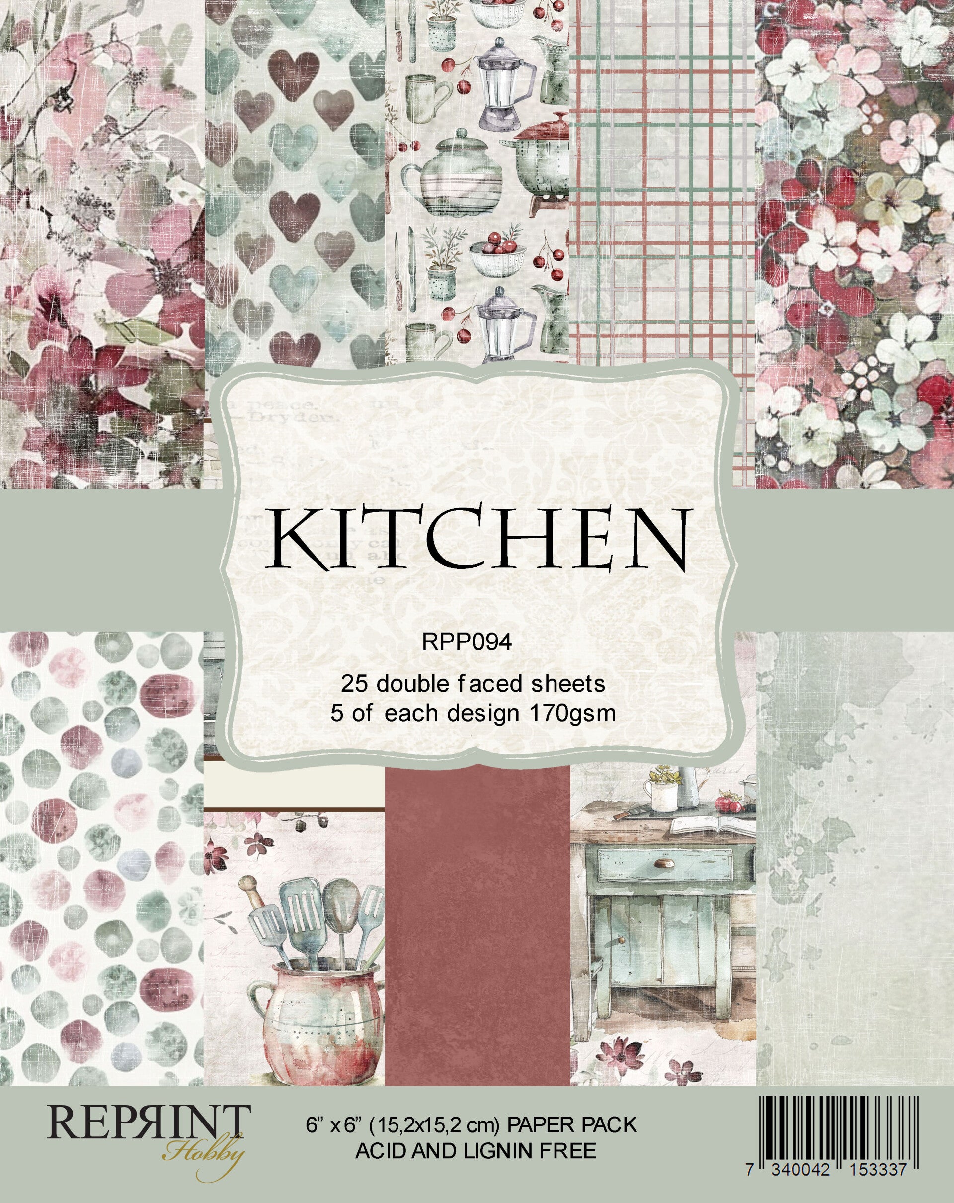 Kitchen Collection - 15 x 15 cm.