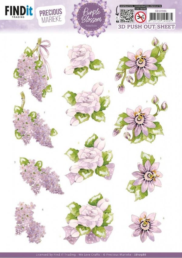 Precious Marieke - Purple Blossom - Lilac, uitdrukvel