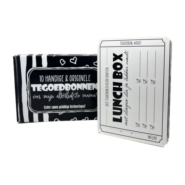 Doosje met Tegoedbonnen - Voor mijn allerliefste Mama