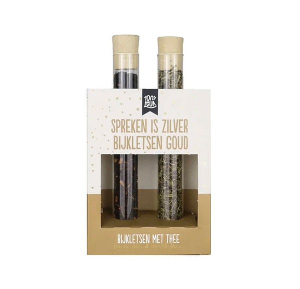 Thee – Spreken is zilver, bijkletsen goud