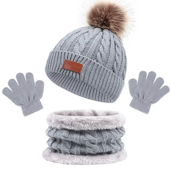 Kinder Winterset - Grijs (1 bol)