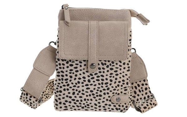 Khaki Dot telefoon- en schoudertasje Tyler