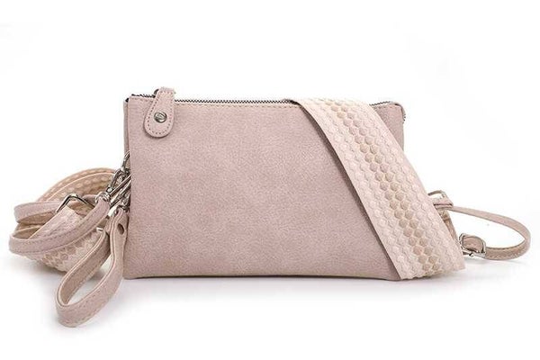 Schoudertasje / Clutch New York - Light Taupe