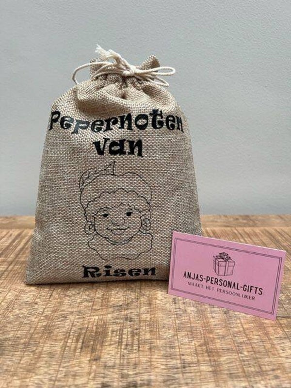 Pepernotenzak met naam