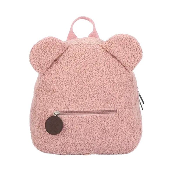 Teddy rugzak “Beer” - Roze