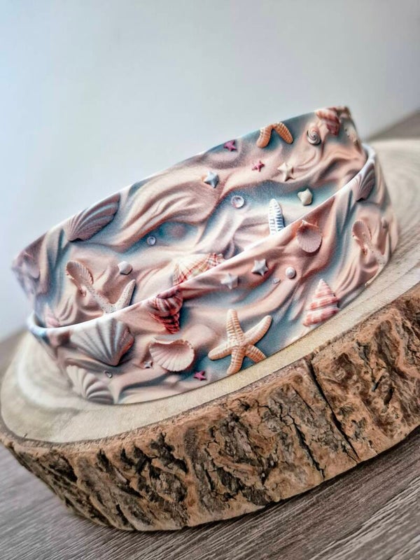 US Biothane "Seashells & Starfish" 25mm