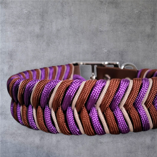 Fishtail Braun/Purple - Paracord Edition 30mm