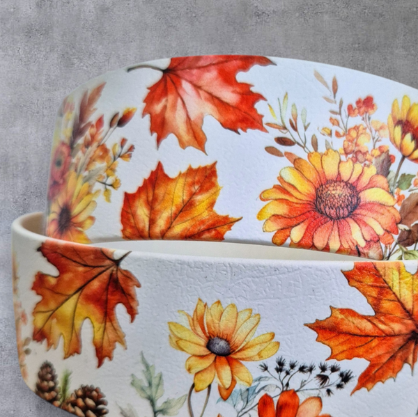 UV-Druck Biothane Halsband "Herbst" 38mm