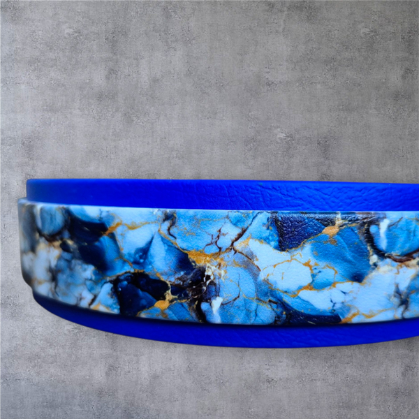 Blue Marble - UV-Druck Halsband 38mm