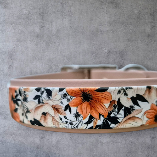 Vintage Botanika - UV-Druck Halsband 25mm