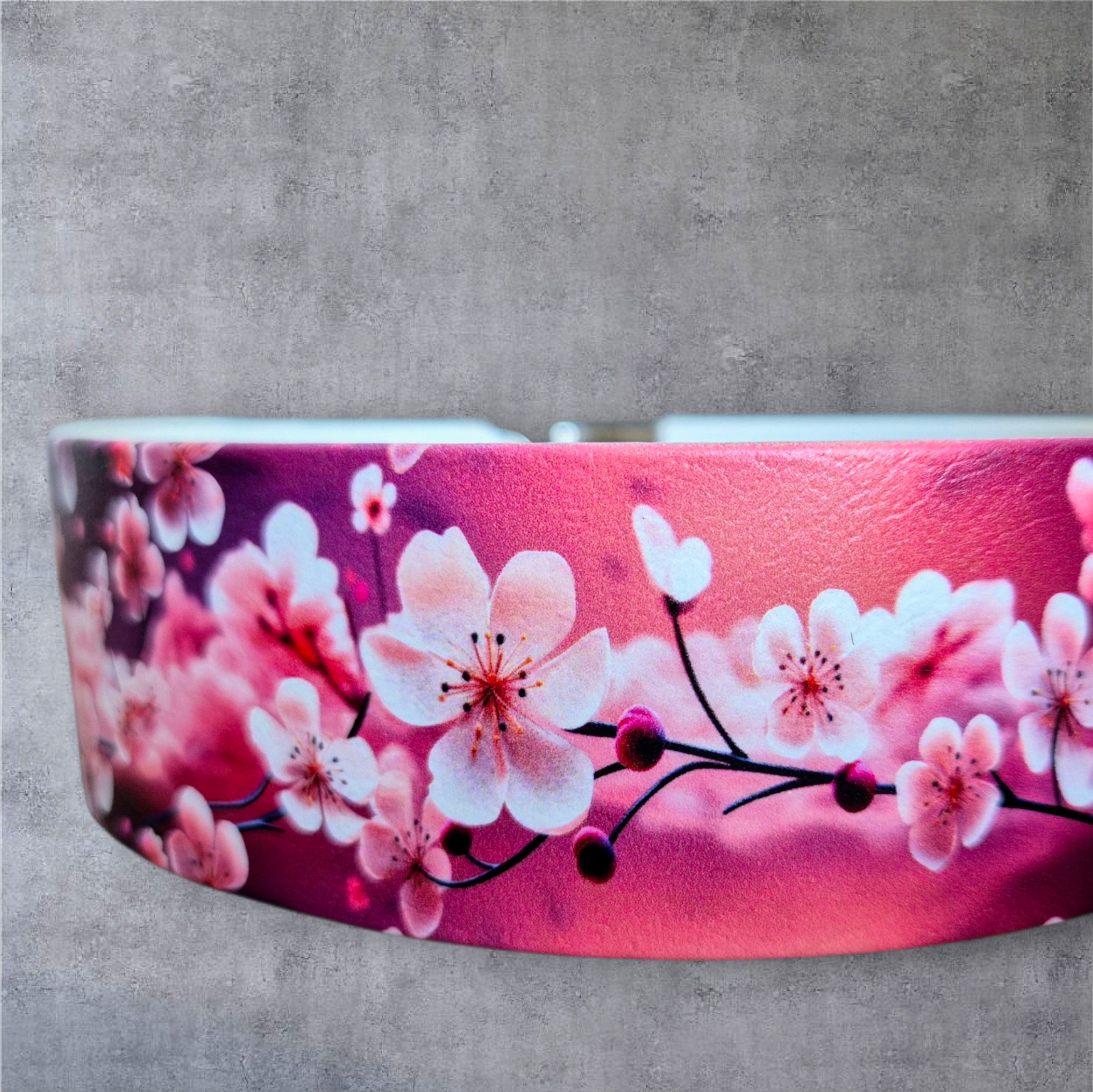 Kirschblüten - UV-Druck Halsband 38mm