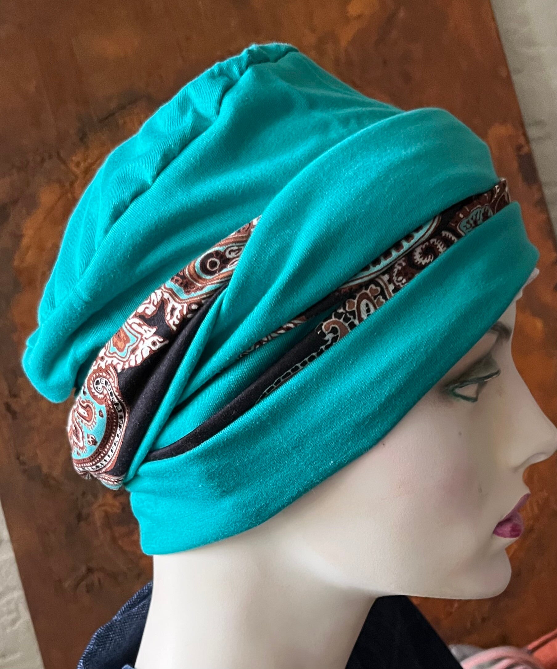 Chemomuts Turquoise-gemêleerd
