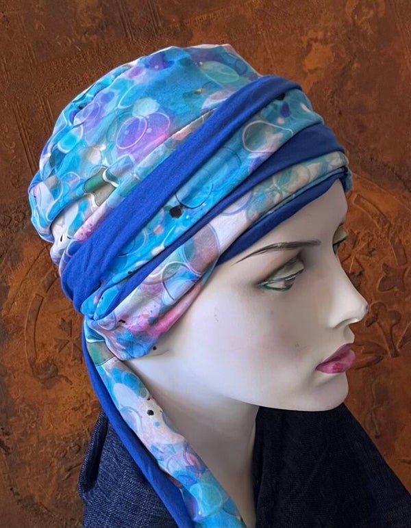 Chemo muts kobaltblauw